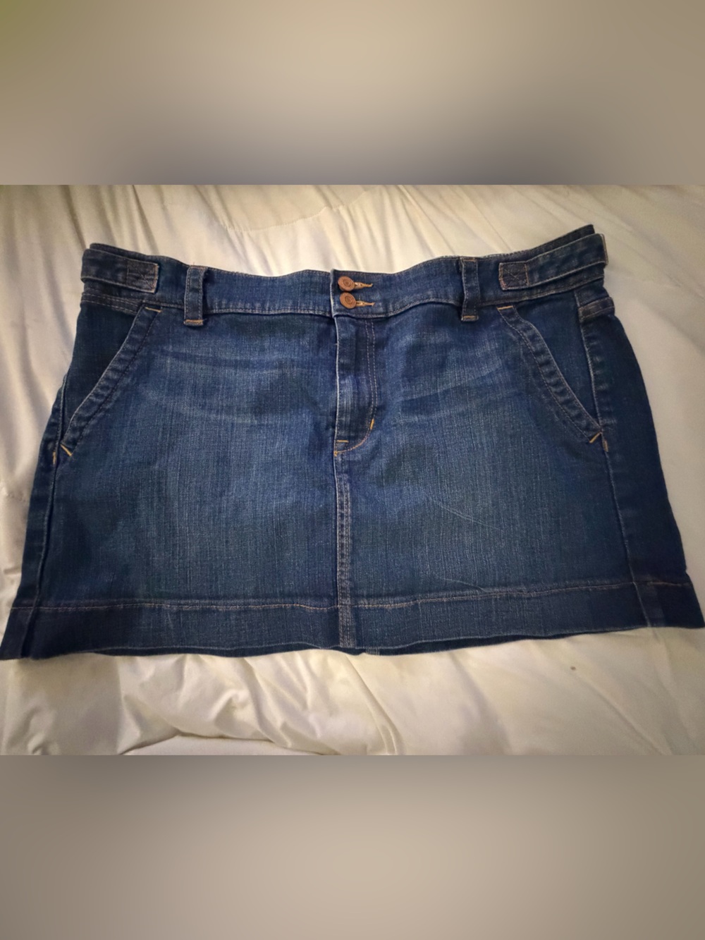 GAP Dark Blue Denim Mini Skirt